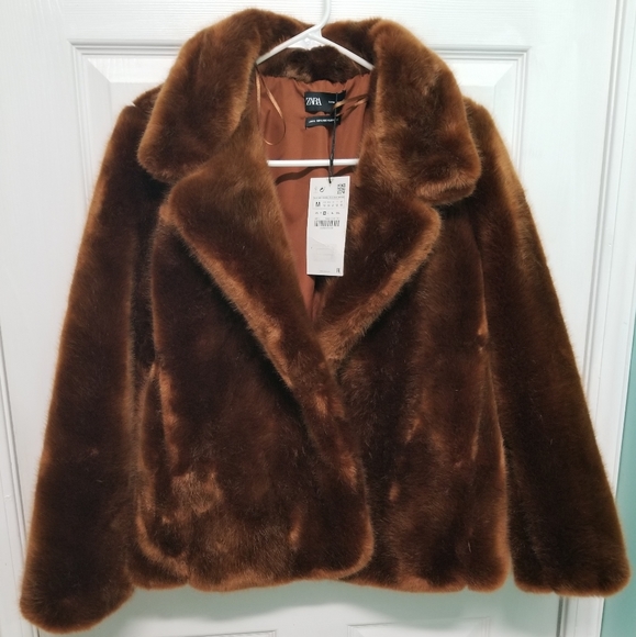 Zara faux fur jacket (1255) - Picture 10 of 10